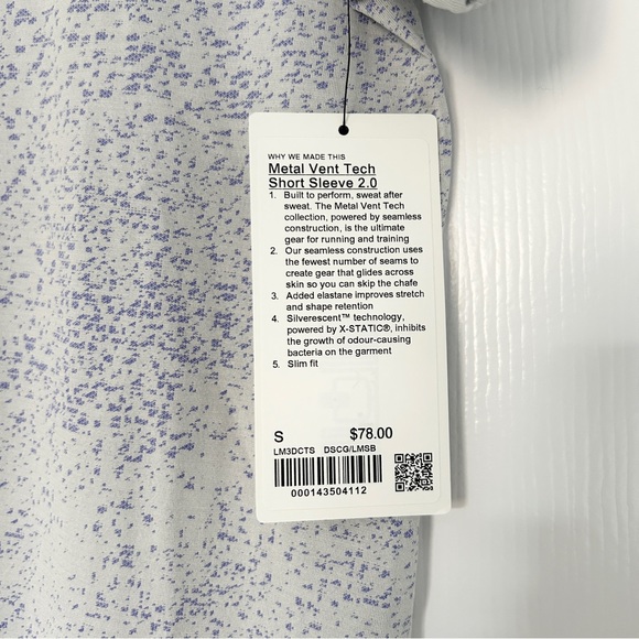 LULULEMON Metal Vent Tee NEW - Picture 2 of 3